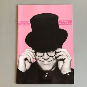 Elton John 1989-1990 Concert Program
